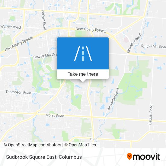 Sudbrook Square East map