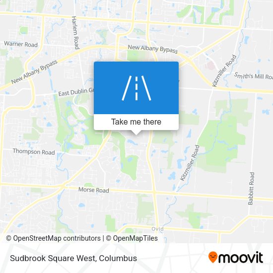 Mapa de Sudbrook Square West