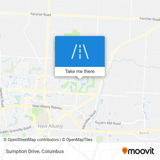 Sumption Drive map