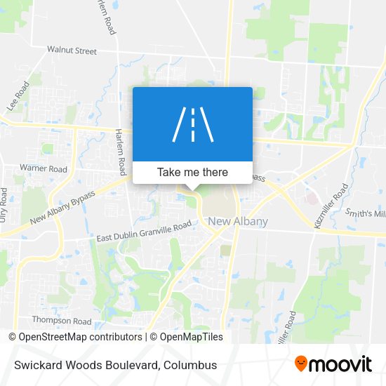 Mapa de Swickard Woods Boulevard
