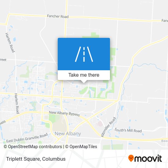 Mapa de Triplett Square