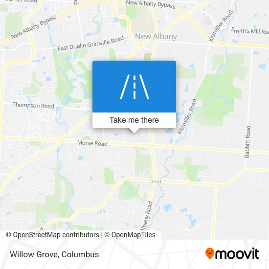 Willow Grove map