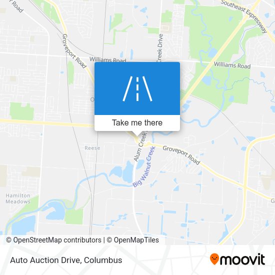 Mapa de Auto Auction Drive