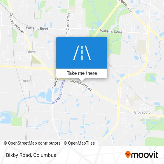 Bixby Road map