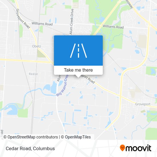 Mapa de Cedar Road