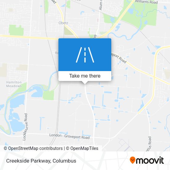 Mapa de Creekside Parkway