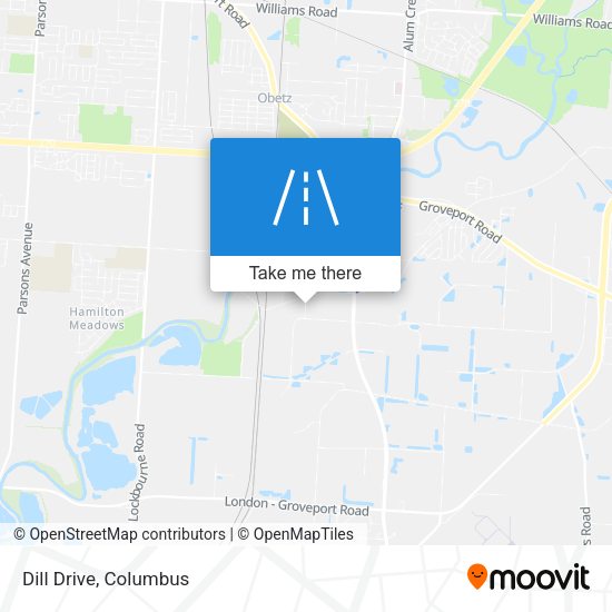 Mapa de Dill Drive