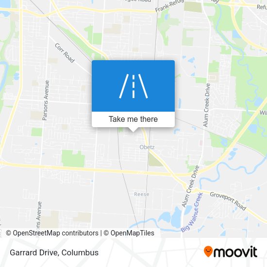 Mapa de Garrard Drive