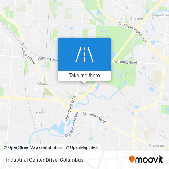 Industrial Center Drive map