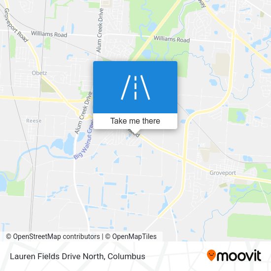 Lauren Fields Drive North map
