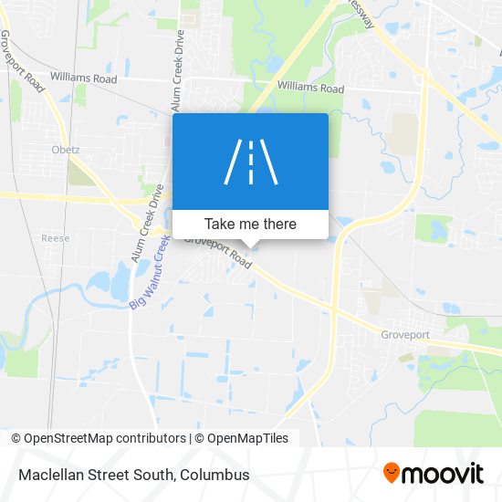 Mapa de Maclellan Street South