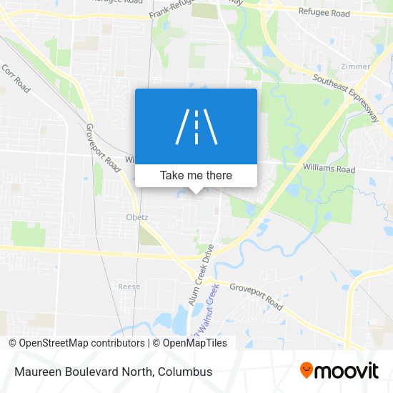 Maureen Boulevard North map