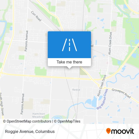 Mapa de Roggie Avenue