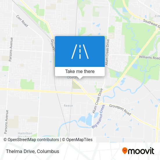 Mapa de Thelma Drive