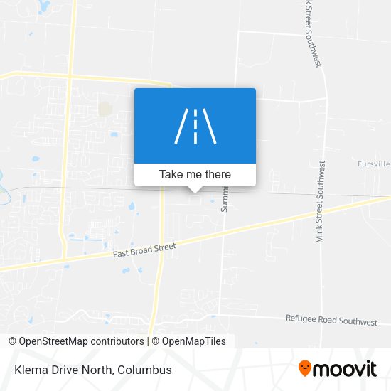 Klema Drive North map