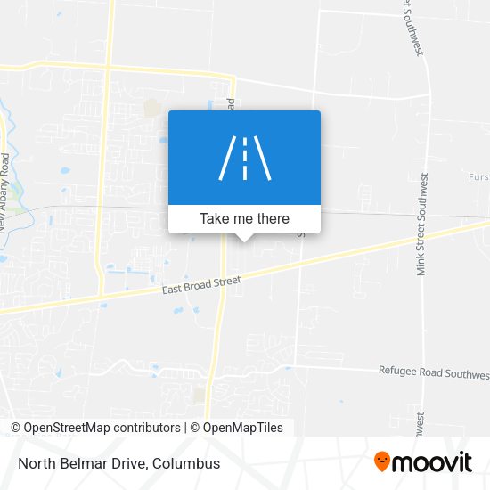 North Belmar Drive map