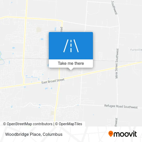 Woodbridge Place map