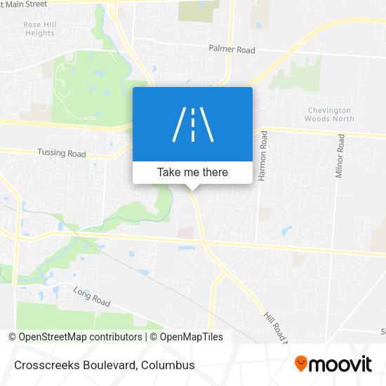 Mapa de Crosscreeks Boulevard