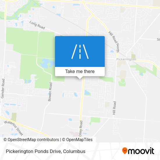 Pickerington Ponds Drive map