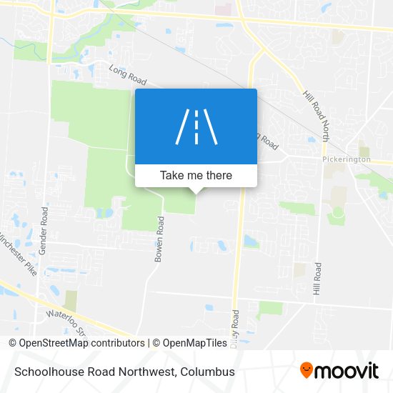 Schoolhouse Road Northwest map