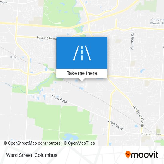 Mapa de Ward Street