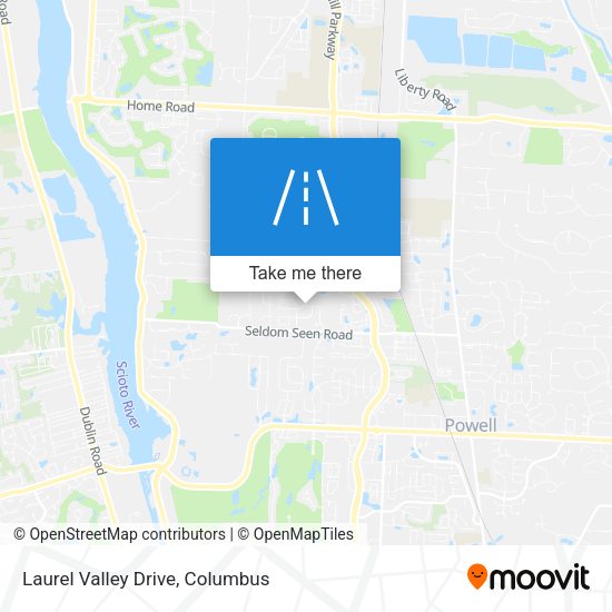 Laurel Valley Drive map
