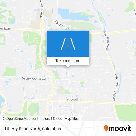 Liberty Road North map