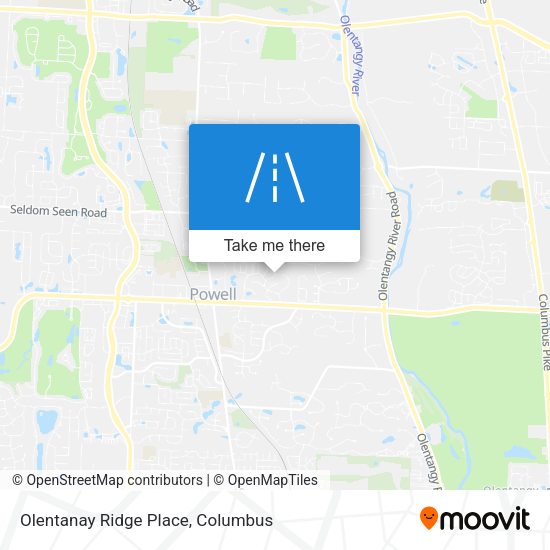 Mapa de Olentanay Ridge Place
