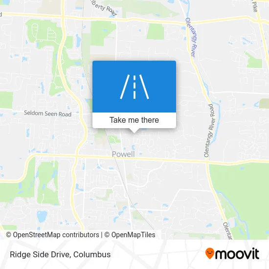 Ridge Side Drive map