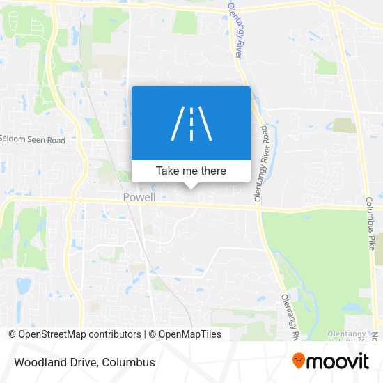Mapa de Woodland Drive