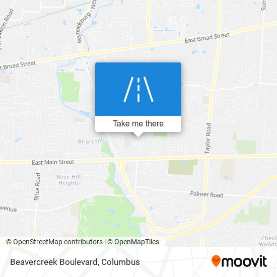 Beavercreek Boulevard map