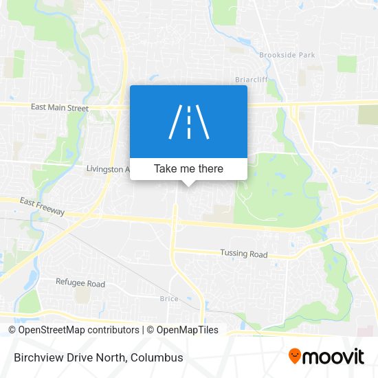 Mapa de Birchview Drive North