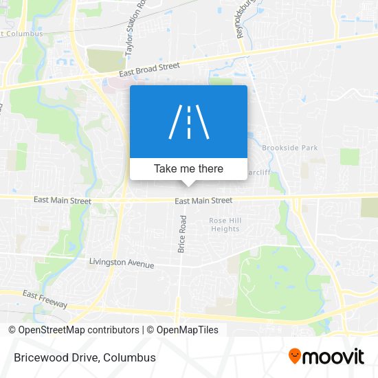 Bricewood Drive map