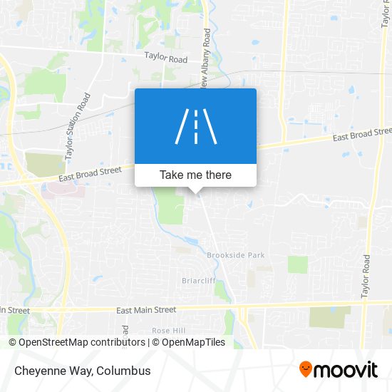 Cheyenne Way map