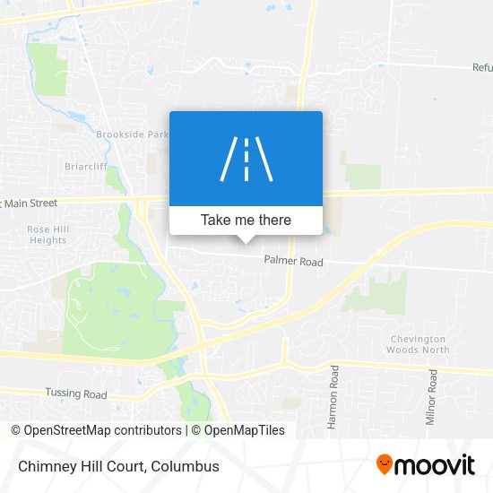 Chimney Hill Court map