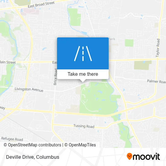 Deville Drive map