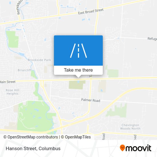 Mapa de Hanson Street