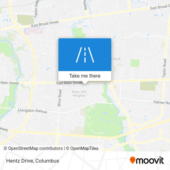 Mapa de Hentz Drive