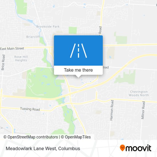 Mapa de Meadowlark Lane West