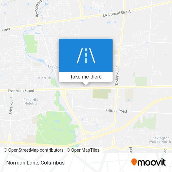 Norman Lane map