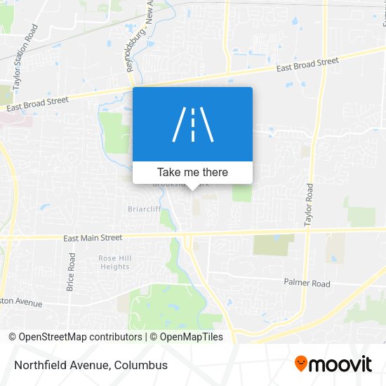 Mapa de Northfield Avenue