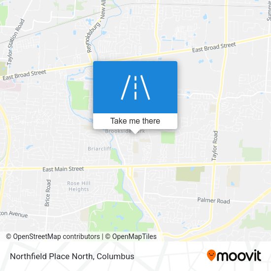 Mapa de Northfield Place North