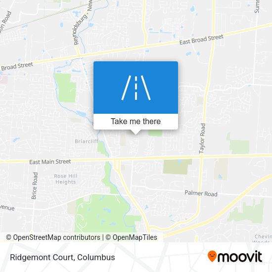 Mapa de Ridgemont Court