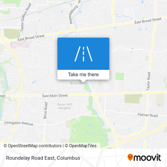 Roundelay Road East map