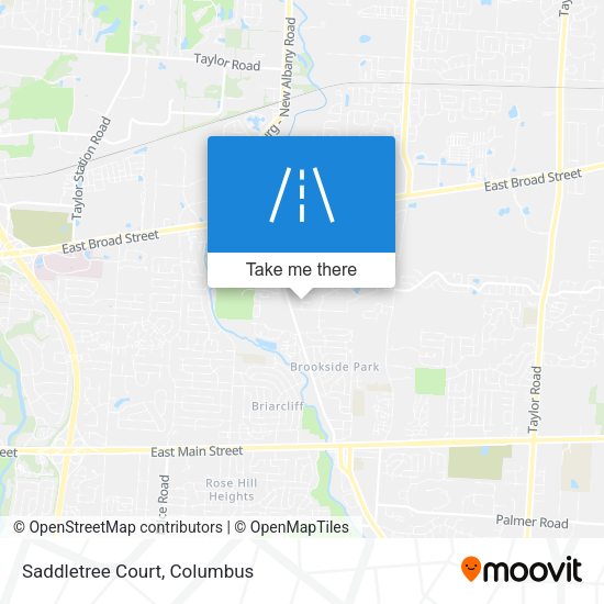 Mapa de Saddletree Court
