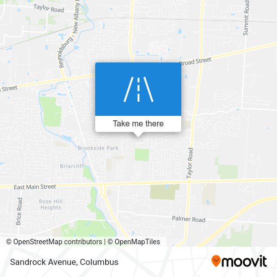 Mapa de Sandrock Avenue