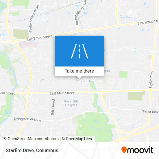 Mapa de Starfire Drive