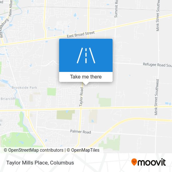 Taylor Mills Place map