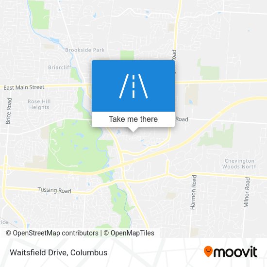 Mapa de Waitsfield Drive
