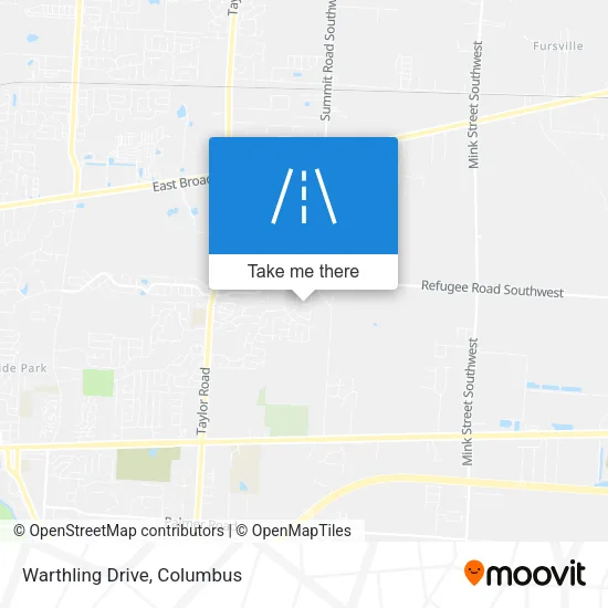 Warthling Drive map